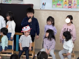 お誕生会・お店屋さんごっこ